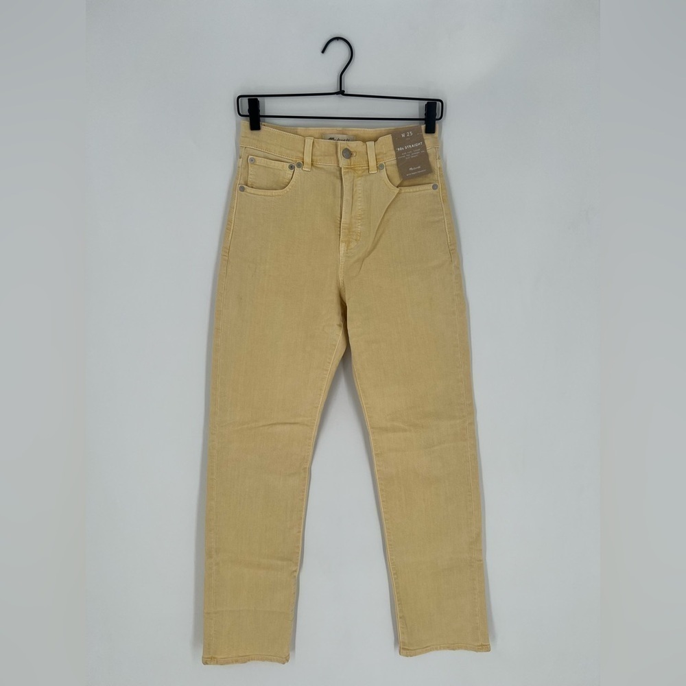 Madewell The 90s Straight Leg Garment Dyed Jeans